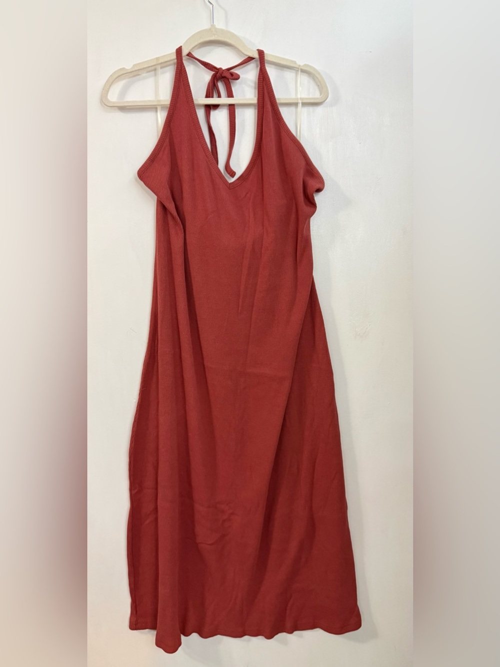 Gap ribbed halter dress
